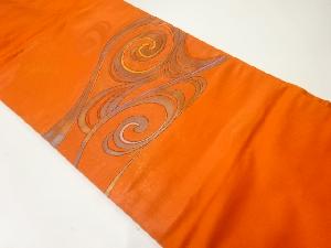 流水模様織出し名古屋帯